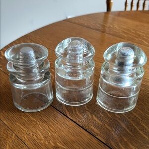 Vintage Hemingray insulators  made in USA